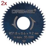 Dremel - 26150546JB - Set doua panze de debitare, diametru 31.8 mm 