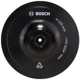 BOSCH 1609200154 - Placa de slefuire rotunda cu scai, 125 mm, fara gauri, compozitie dura, masini de gaurit