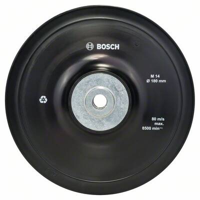 BOSCH 2608601209 - Placa suport rotunda din cauciuc, 180 mm, polizoare unghiulare