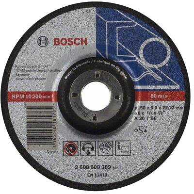 BOSCH Expert for Metal - Disc polizare metal, 150x22.2x6  mm, Se livreaza multiplu de 10, Pret/Bucata