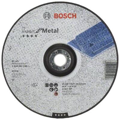 BOSCH Expert for Metal - Disc polizare metal, 230x22.2x6  mm, Se livreaza multiplu de 10, Pret/Bucata