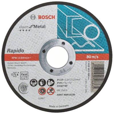 BOSCH Expert for Metal - Disc taiere metal, 115x22.2x1 mm