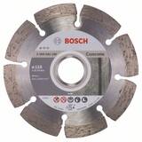 BOSCH Standard for Concrete - Disc diamantat de taiere segmentat, 115x22.2x1.6 mm, taiere uscata