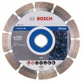 BOSCH Standard for Stone - Disc diamantat de taiere segmentat, 150x22.2x2 mm, taiere uscata