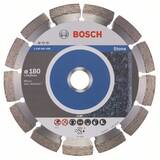 BOSCH Standard for Stone - Disc diamantat de taiere segmentat, 180x22.2x2 mm, taiere uscata