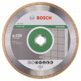 BOSCH Standard for Ceramic - Disc diamantat de taiere continuu, 230x25.4x7 mm, taiere uscata