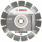 BOSCH Best for Concrete - Disc diamantat de taiere segmentat, 230x22.2x2.4 mm, taiere uscata