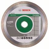 BOSCH Best for Ceramic - Disc diamantat de taiere continuu, 200x25.4x2.2 mm, taiere uscata