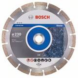 BOSCH Standard for Stone - Disc diamantat de taiere segmentat, 230x22.2x2.3 mm, taiere uscata