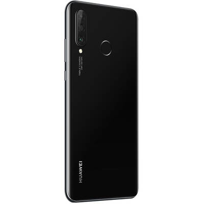 Smartphone Huawei P30 Lite, Octa Core, 128GB, 4GB RAM, Dual SIM, 4G, 4-Camere, Midnight Black