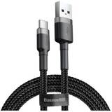 Cablu date Baseus Cafule USB - USB Tip C 2m Negru CATKLF-CG1