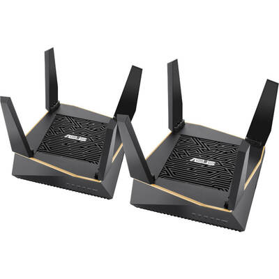 Router Wireless Asus Gigabit RT-AX92U Tri-Band 2 Pack