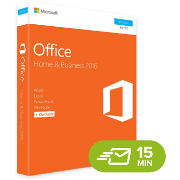 Microsoft Office 2016 Home and Business, RETAIL