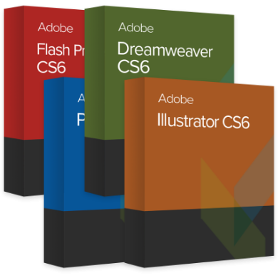 Adobe Web Design Package (Dreamweaver CS6 + Illustrator CS6 + Photoshop CS6 + Flash Professional CS6) PC/MAC ENG, OLP NL
