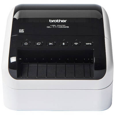 Imprimanta termica Brother QL-1100NWB, Termic, Monocrom, Retea, Wi-fi, Bluetooth