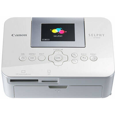 Imprimanta termica Canon SELPHY CP1000 White, Inkjet, Color, Format 15x10cm, Portabila