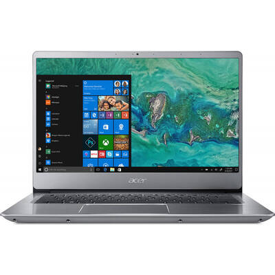 Ultrabook Acer 14" Swift 3 SF314-56, FHD IPS, Procesor Intel Core i3-8145U (4M Cache, up to 3.90 GHz), 8GB DDR4, 256GB SSD, GMA UHD 620, Win 10 Home, Silver