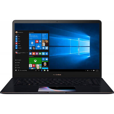 Ultrabook Asus 15.6" ZenBook Pro 15 UX580GE, UHD Touch, Procesor Intel Core i7-8750H (9M Cache, up to 4.10 GHz), 16GB DDR4, 1TB SSD, GeForce GTX 1050 Ti 4GB, Win 10 Pro, Deep Dive Blue