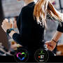 Smartwatch Samsung Galaxy Watch Active 2019, auriu, curea silicon, WiFi, Bluetooth, GPS si NFC, rezistent la apa si adancime, perfect pentru inot si fitness