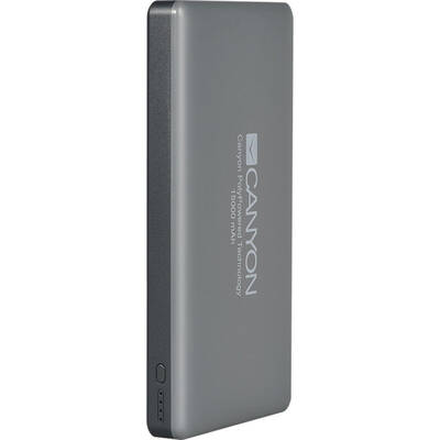 CANYON CNS-TPBP15, 15000 mAh, 2x USB, Dark Gray