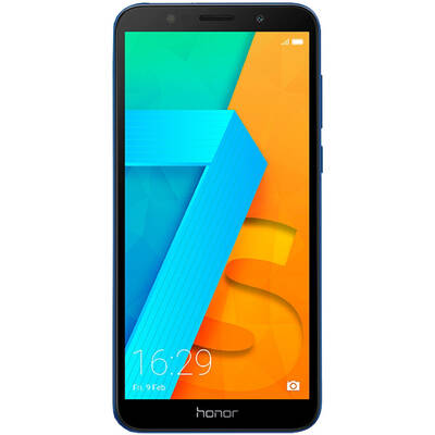 Smartphone Huawei Honor 7S, Procesor Quad-Core 1.5GHz, LCD Capacitive touchscreen 5.45", 2GB RAM, 16GB Flash, 13MP, Wi-Fi, 4G, Dual Sim, Android (Albastru)