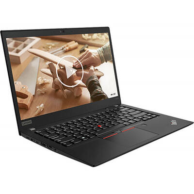 Laptop Lenovo 14'' ThinkPad T490s, FHD IPS, Procesor Intel Core i5-8265U (6M Cache, up to 3.90 GHz), 8GB DDR4, 256GB SSD, GMA UHD 620, Win 10 Pro, Black