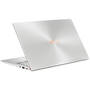 Ultrabook Asus 14" ZenBook UX433FN, FHD, Procesor Intel Core i7-8565U (8M Cache, up to 4.60 GHz), 8GB, 256GB SSD, GeForce MX150 2GB, Win 10 Home, Icicle Silver Metal