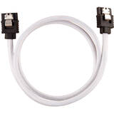 Premium Sleeved SATA 6Gbps 60cm Cable — White