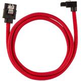 Modding PC Corsair Premium Sleeved SATA 6Gbps 60cm 90° Connector Cable — Red