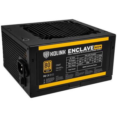 Sursa PC Kolink Enclave, 80+ Gold, 600W