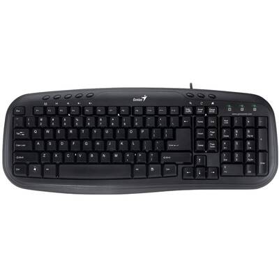 Tastatura GENIUS Tastatura KB-M200, 8 multimedia buttons, low-profile USB 31310049102