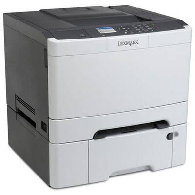 Imprimanta Lexmark CS410DTN, laser, color, format A4, retea, duplex
