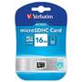 Card de Memorie VERBATIM Micro SDHC 16GB Clasa 10
