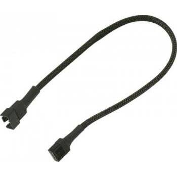 Cablu Nanoxia Cablu adaptor prelungitor ventilator PWM 4 pini, 30 cm, negru