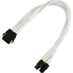 Cablu Nanoxia Cablu adaptor prelungitor EPS 8 pini, 30 cm, alb