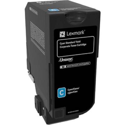Toner imprimanta Lexmark 74C2SCE Cyan