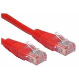 Cablu CABLU UTP Patch cord cat. 5E -  0.5 m, red Spacer "SP-PT-CAT5-0.5M-R"