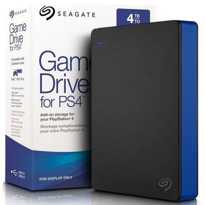 Hard Disk Extern Seagate Game Drive 4TB 2.5 inch USB 3.0 pentru PS4