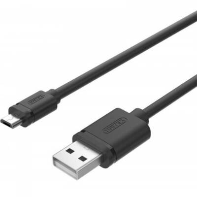 Unitek cablu USB2.0 AM-microUSB BM, 0,5m; Y-C454GBK