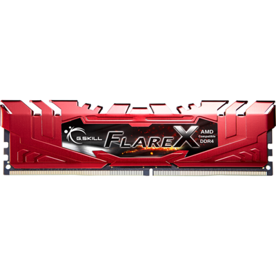 Memorie RAM G.Skill Flare X Red (for AMD) 32GB DDR4 2400 MHz CL15 1.2v Dual Channel Kit