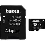 Hama Card microSDXC 64GB UHS C10+ad, 124140