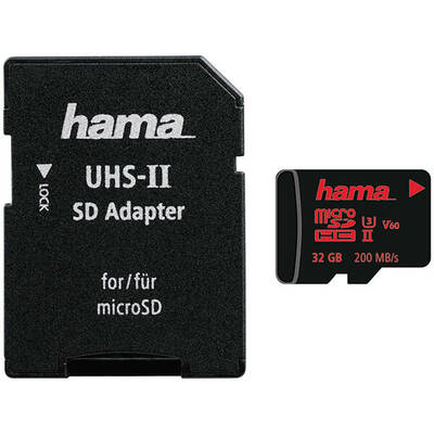 Card de Memorie Hama Card mSDHC UHS c3 32GB + ad., 124187