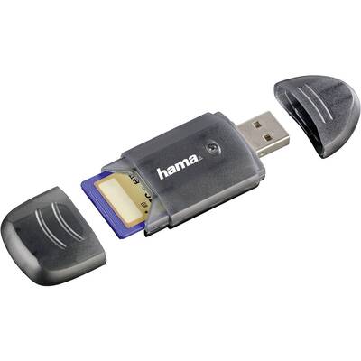 Card Reader Hama Card Reader USB2.0SD/MMC negru, 114731