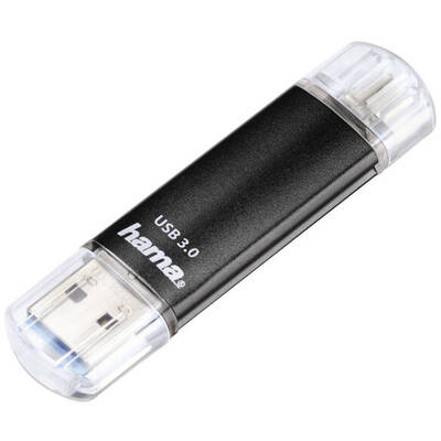 Memorie USB HAMA Flash LaetaTwin USB3.0,32GB,ng, 123999