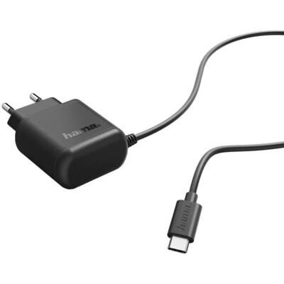 Hama Incarcator USB tip C,negru, 173617