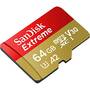 Card de Memorie SanDisk Micro SDXC Extreme 64GB UHS-I U3 V30 Class 10 160 MB/s + Adaptor SD Mobile