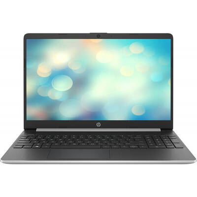 Laptop HP 15.6" 15s-fq1001nq, HD, Procesor Intel Core i3-1005G1 (4M Cache, up to 3.40 GHz), 4GB DDR4, 256GB SSD, GMA UHD, FreeDos, Silver