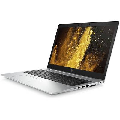 Laptop HP EliteBook 850 G6, 15.6 inch, i7-8565U (1.8GHz, up to 4.6GHz, 8MB), 8GB DDR4 2400MHz, SSD 256GB, Windows 10 Pro 64bit