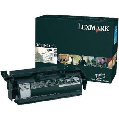 Toner imprimanta Lexmark X651H31E Negru