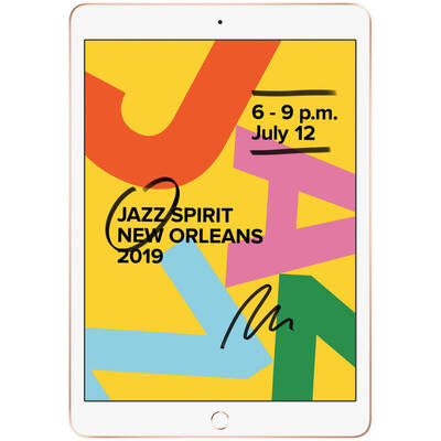 Tableta Apple iPad (7th Generation 2019) 10.2 inch 128GB Wi-Fi Gold